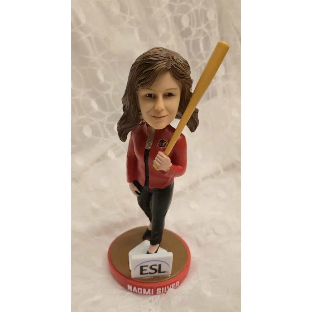 NAOMI SILVER SGA BOBBLEHEAD ROCHESTER RED WINGS WOMEN IN SPORTS W/ BOX 5/31/24
